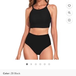 Source Unknown Black Bikini Set